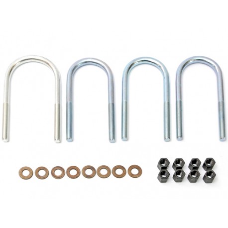 Etrier de fixation Kit avant 4 étriers+écrous - Wrangler YJ 87 - 95