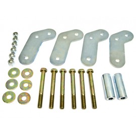 Jumelles de ressort boomerang kit +45mm avant - Jeep CJ 76 - 86