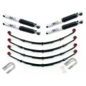 Train roulant complet +2,5'' 65mm avec amortisseurs MX - Jeep CJ 76 - 81