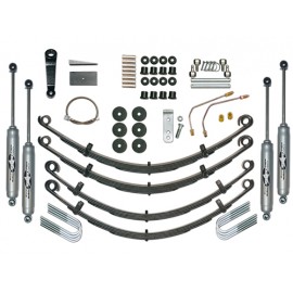 Train roulant complet Standard System + 4" 100mm avec Rubicon Express Ammortisseur - Wrangler YJ 87 - 95