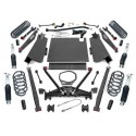 Train roulant complet Long Arm +4''  100mm avec amortisseurs - Wrangler TJ 96 - 02