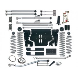 Train roulant complet Extreme Duty Long Arm +3,5"  90mm avec modèle Rubicon RXT amortisseurs - Wrangler TJ 96 - 02