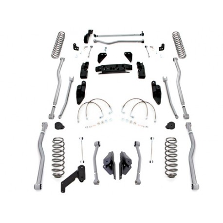Train roulant complet Long Arm 4-Link +4,5"  115mm con ammortizzatori MX - Wrangler JK Unlimited 07 -
