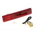 Feu clignotant latéral rouge incl. Ampoule + Douille de feu clignotant - Jeep CJ 76 - 86