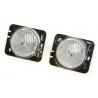 Feu clignotant latéral blanc 2 pièces - Wrangler JK 07 -