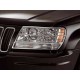 Grilles de protection de feu m. plast. Chromée avant - Grand Cherokee WJ / WG 99 - 04