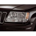 Grilles de protection de feu m. plast. Chromée avant - Grand Cherokee WJ / WG 99 - 04