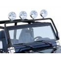 Arceau de projecteurs alu, noir - Wrangler TJ 96 - 02