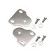 Support de cadre de pare-brise Finition acier inox - Wrangler YJ 87 - 95