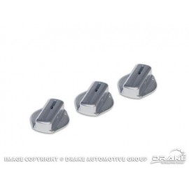 Kit de boutons 3 éléments aluminium - Wrangler JK 07 - 10