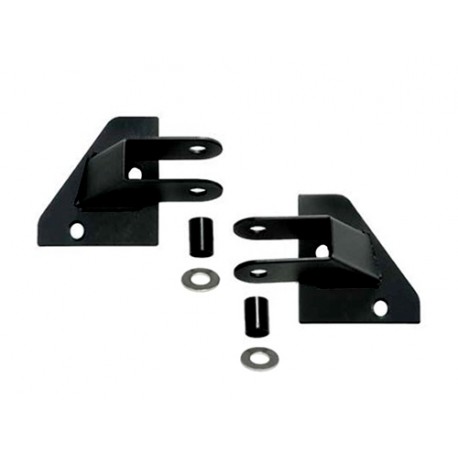 Kit de supports de rétroviseur finition noire - Wrangler YJ 87 - 95