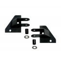 Kit de supports de rétroviseur finition noire - Wrangler YJ 87 - 95