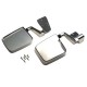 Kit de rétroviseurs extérieurs acier inox - Wrangler TJ 96 - 02