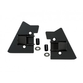 Kit de supports de rétroviseur finition noire - Wrangler TJ 96 - 02