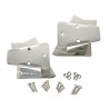 Kit de supports de rétroviseur acier inox - Wrangler TJ 03 - 06