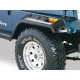 Bushwacker Kit d'extensions d'ailes Cut out Flare 4 éléments - Wrangler YJ 87 - 95