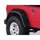 Bushwacker Kit d'extensions d'ailes Pocket Style 4 éléments - Wrangler TJ 96 - 06