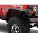 Bushwacker Kit d'extensions d'ailes Flat Fender Style 4 éléments - Wrangler TJ 96 - 06