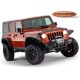 Bushwacker Kit d'extensions d'ailes Flat Fender Style 4 Portes 4 éléments - Wrangler JK Unlimited 07-