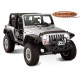 Bushwacker Kit d'extensions d'ailes Flat Fender Style 2 Portes 4 éléments - Wrangler JK 07 -