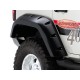 Bushwacker Kit d'extensions d'ailes arrière Pocket Style 2 éléments 4 portes 6,75"  17cm - Wrangler JK 07 -