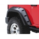 Bushwacker Kit d'extensions d'ailes arrière Pocket Style 2 éléments 2 portes 6,75"  17cm - Wrangler JK 07 -