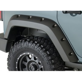 Bushwacker Kit d'extensions d'ailes arrière Pocket Style 2 éléments 4 portes 4,75"  12cm - Wrangler JK 07 - 14