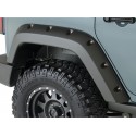 Bushwacker Kit d'extensions d'ailes arrière Pocket Style 2 éléments 4 portes 4,75"  12cm - Wrangler JK 07 - 14