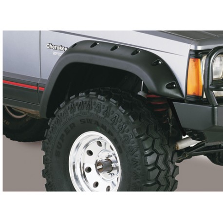 Bushwacker Kit d'extensions d'ailes Cut out Flare 4 Portes 4 éléments - Cherokee XJ 84 - 01