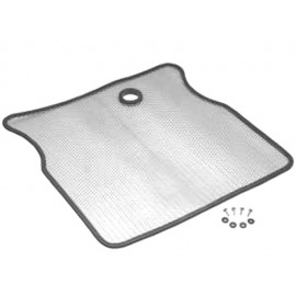 Protege-radiateur acier inox - Jeep CJ 76 - 86