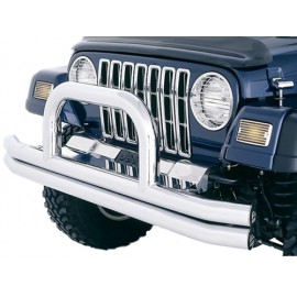 Enjoliveur avant acier inox - Wrangler TJ 96 - 06