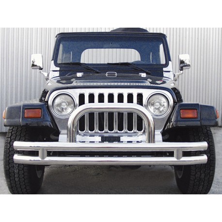 Barre de protection ''Californio'' acier inox Ø 75mm - Wrangler YJ 87 - 95