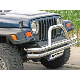 Barre de protection ''Californio'' acier inox Ø 65mm - Wrangler TJ 97 - 06