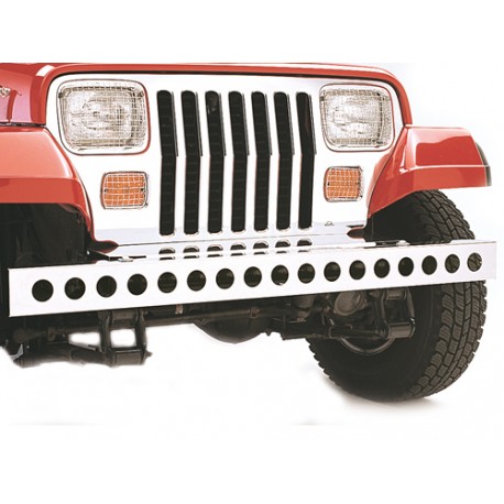 Pare-chocs acier inox avec perforation - Wrangler YJ 87 - 95