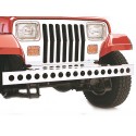 Pare-chocs acier inox avec perforation - Wrangler YJ 87 - 95