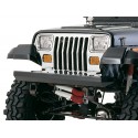 Pare-chocs Rock Crusher Bumper acier, noir avant - Wrangler YJ 87 - 95