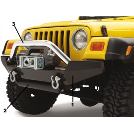 Winch Bumper HighRock 4x4 - Wrangler TJ 97 - 06