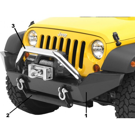 Winch Bumper HighRock - Wrangler JK 07-