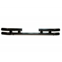 Pare-chocs arriére double tube Ø 75 mm en une pièce, noir - Jeep CJ 76 - 86