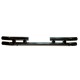 Pare-chocs arriére double tube Ø 75 mm en une pièce, noir - Wrangler TJ 96 - 06