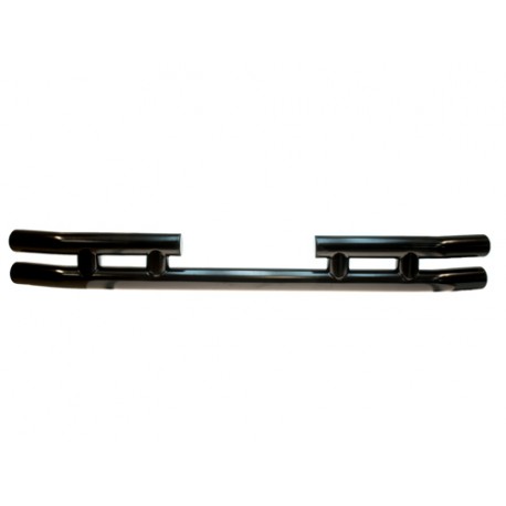 Pare-chocs arriére double tube Ø 75 mm en une pièce, noir - Wrangler TJ 96 - 06