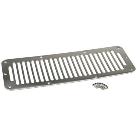 Grille d aération acier inox