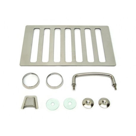 Kit de capot acier inox - Wrangler JK 07 - 12