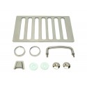 Kit de capot acier inox - Wrangler JK 07 - 12