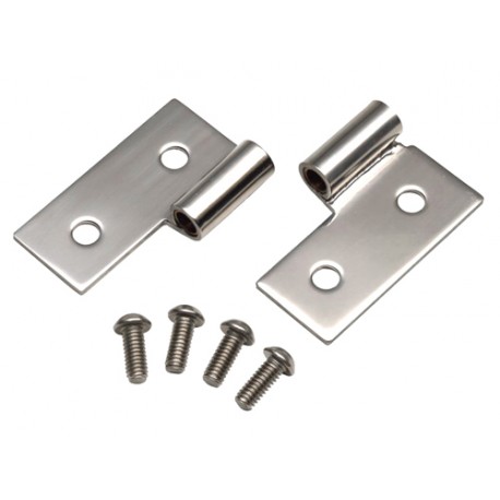 Kit de ferrures de porte acier inox - Wrangler TJ 96 - 06