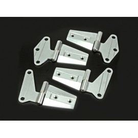 Kit de charnières de porte acier inox 2 portes - Wrangler JK 07-