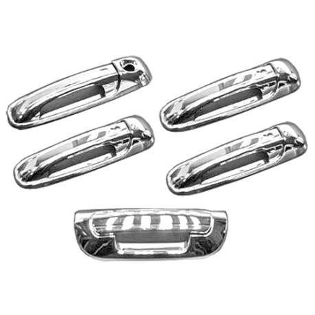 Enjoliveur de poignée de porte chrome 10 éléments - Grand Cherokee WJ / WG 99 - 04