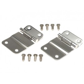 Kit de charnières de ridelle acier inox, inf. - Jeep CJ 76 - 86