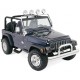 Marchepied alu, noir - Wrangler YJ 87 - 95