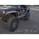 Kit de tubes de protection latéraux Brawler Rocker aluminium 2 portes - Wrangler JK 07 - 16